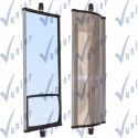Espejo En Acero Duplex con Espejo Convexo 6 1/2x16 Universal