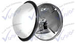 Espejo Convexo Ojo Pescado 8-1/2 Acero Inoxidable Tornillo Central y Platina En L 1PC (330-6309S)