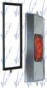 Espejo Retrovisor Rectangular 6-1/2 x 16 Pulgadas Con Luz