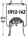 Bolsa Suspension Fruehauf 1R12-281=1R12-279=9394=S10352=64281=AB1DK23L=1K9394-P=1K15M-9 Goodyear