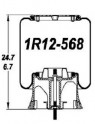 Bolsa Suspension Peterbilt 1R12-568=8852=910-19P472=0307887=64339=1K15M-9 Goodyear