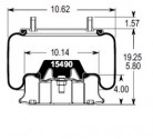 Bolsa Suspension 1R14-039=8050=SP 558050-K=1K19ZK-5.7 Base Metal Firestone