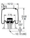 Bolsa Suspension Neway 1R13-152=8748=1K17B-11=64252=90557167=AB1DK25C-8748 Firestone