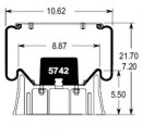 Bolsa Suspension 1R14-018 =9149=S13045=64344=1110.5-17A365 Firestone