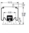 Bolsa Suspension Hendrickson 1R12-367=9640=64395=C20223=566.ER9640=1K15VP-4 Firestone