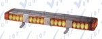 Balisa Rectangular Ambar 22 Pulg Largo x 5.5 Pulg Ancho x 2 Pulg Alto 12V-24V