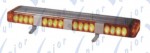 Balisa Rectangular Blanca/Rojo 22 Pulg Largo x 5.5 Pulg Ancho x 2 Pulg Alto