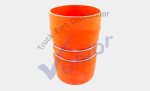 Manguera Turbo Cargador 89 x 133 mm 2 Anillos Naranja