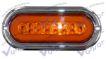 Plafon Ambar 6" Ovalado 14 Led/Arillo D  Racingtec