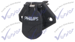 Receptaculo 7 Vias, STAY-DR, Terminales Tipo Bala Sujetador Bloqueo Phillips