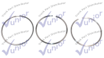 Jgo Anillos Piston Caterpillar 3406b= Cummins 3803705=3803977. Excel-Pai