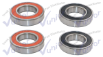 Kit De Balero Polea 6209 (2P) Y  (2P) Balero Cople  6206 Acanalado Economico EPA