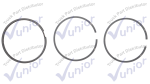 Anillos Compresor Knorr 150 Std 3 Ranuras 01.134 75mm (146) KNO61K07RS0=146-000=01.134 Accupart