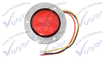 Plafon Redondo Rojo 2 Con Arillo Cromado Para Remachar FEC7697100=3299993006