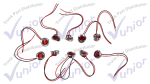 Luz Led Crucero Rojo (10 Pzas) 6256122622=FEC7627100