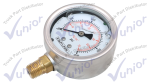 Manometro 2.5"inferior (OEM) Inox 304 Conexion 1/4"  (100 PSI)
