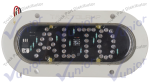Plafon Ovalado Rojo 3.6 x 7.7 Letras ALTO 44 Led Mica Plana