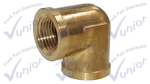 Codo Hembra Laton Tuberia 90° 3/8" NPTx3/8" NPT JJ100B-06-06