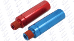 Set Protector Sujetador Manitas Azul/Rojo 1/2 NPT Aluminio AUTOMAN