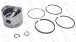 Piston Compresor Knorr 150 010 con Anillos, Perno 75 mm.25. Robur