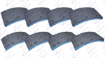 Jgo Balata Freno Tambor Zapata 4702D Azul Celeste FF JPFDON-D020K4702D-. DON