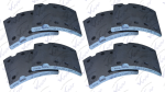 Jgo Balata Freno Tambor Zapata 4076 9133D FS20A FF Azul JPFMN-9133DFS20-A-. Marathon
