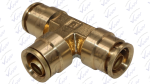 Tee Union Al Centro (10) 5/8" x Lateral (10) 5/8" PMT Laton JJ164PTC-10.
