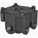 Valvula Relevo R12 Tipo Bendix 4 PSI 3/4 NPT Dos Salidas Horizontales JJ103009N. Ktc