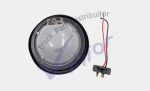 Plafon Stop Led Ambar Con Conector Sunflower 12/24V Con Aro En Acero