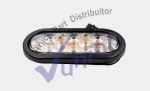 Plafon Ovalado Transparente Luz Blanca 6 Pulgadas 10 Leds 12 Volt