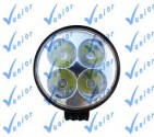 Faro Redondo 4 Hiper Leds (2 pz)