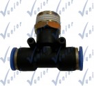 Derivacion T  Macho Prestolock 3/8 Diametro (076)