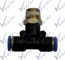 Tee Macho Npt Al Centro 1/4 X 1/4 72Pl