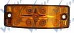 Plafon Rectangular 9 Led Ambar Reflector