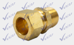 Conector Macho Recto 10 08 5/8"X1/2" Laton (68-108)