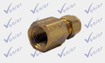 Conector Hembra 06 04 3/8"X1/4" Laton (66-64)